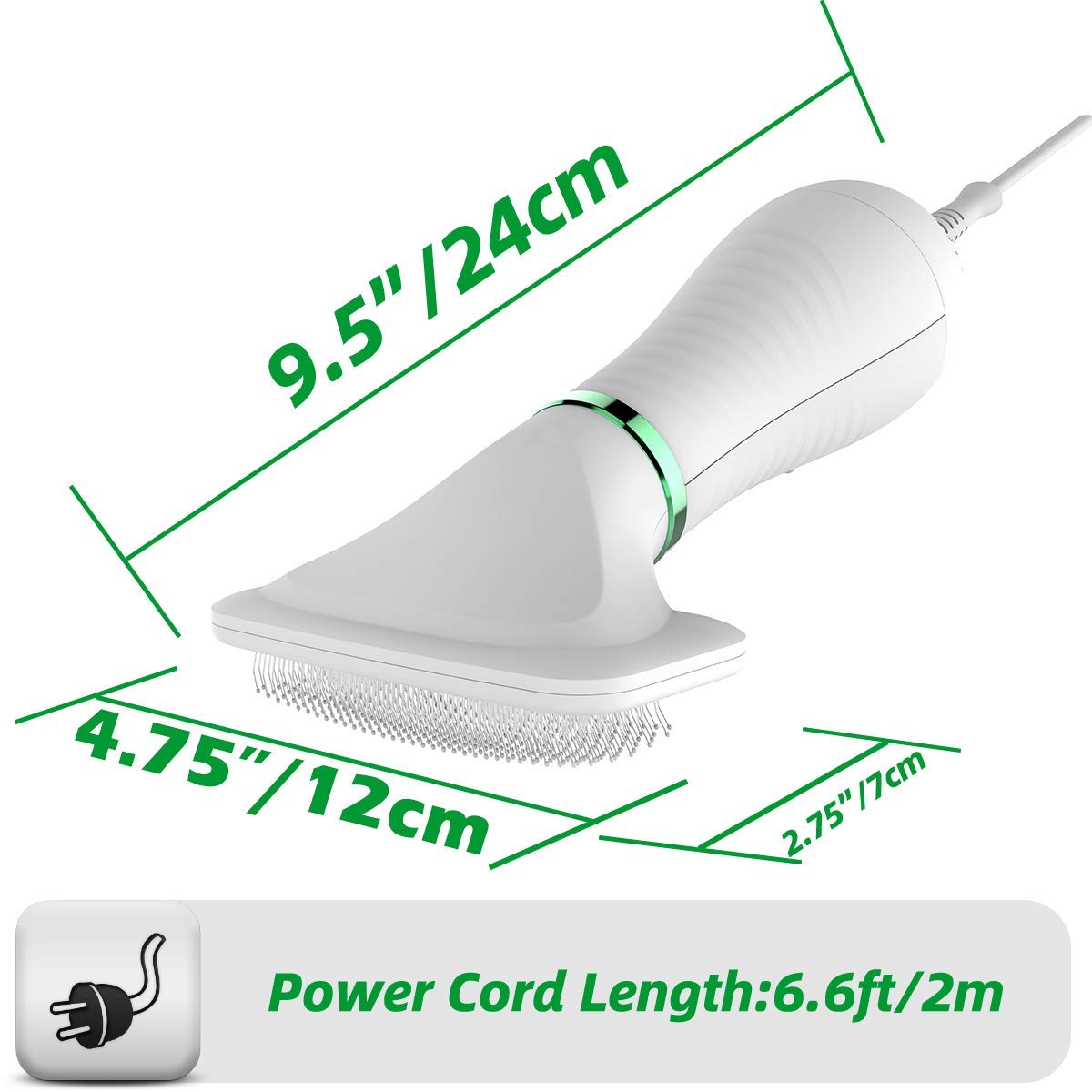 Urban™ Pet Hair Dryer 2 in 1 Pet Grooming Hair Dryer with Slicker